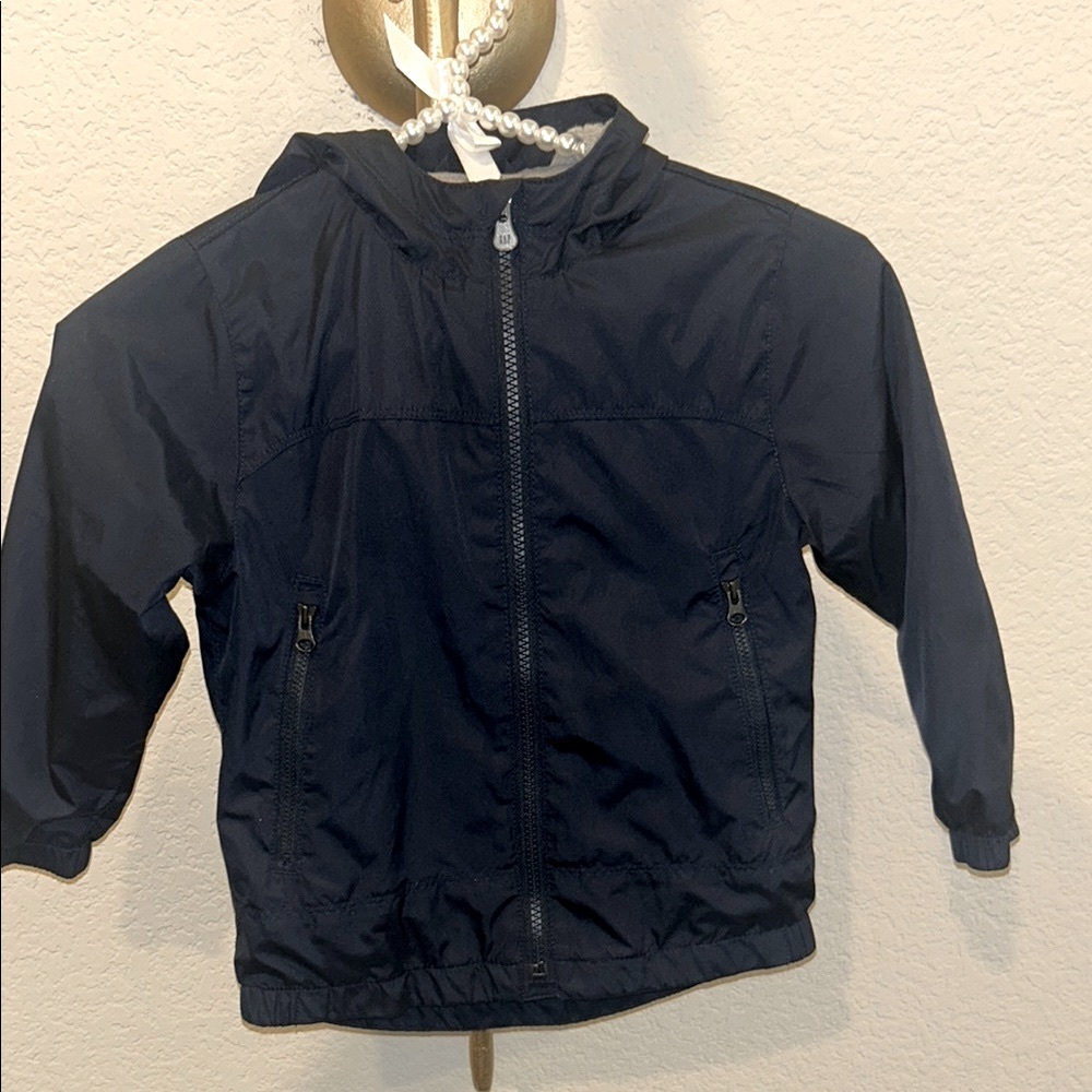 GAP Navy Blue Kids rain Jacket 4T
